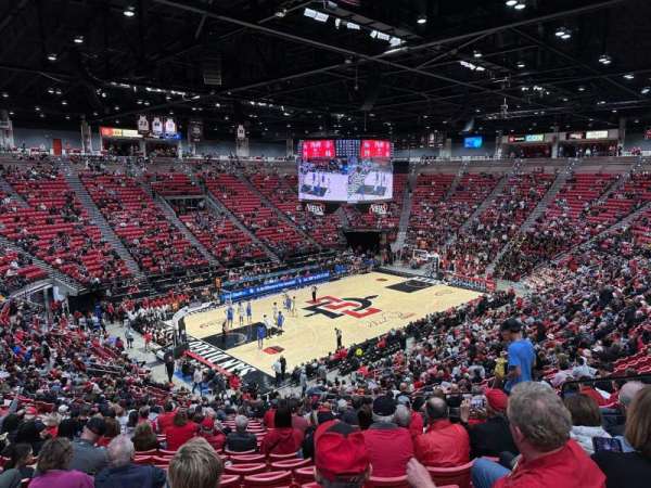 Viejas Arena, section: C, row: 28, seat: 7