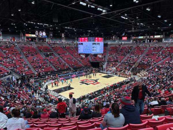 Viejas Arena, section: C, row: 28, seat: 7