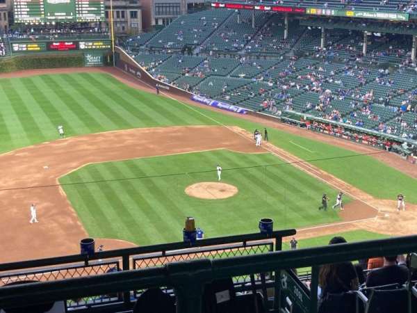 Wrigley Field, section: 410L, row: 2, seat: 16