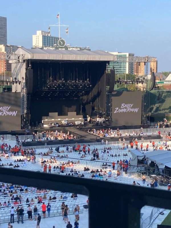 Wrigley Field, section: 311L, row: 1, seat: 15