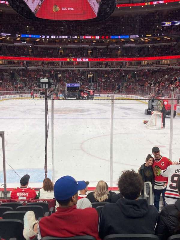 United Center, section: 106, row: 8, seat: 4
