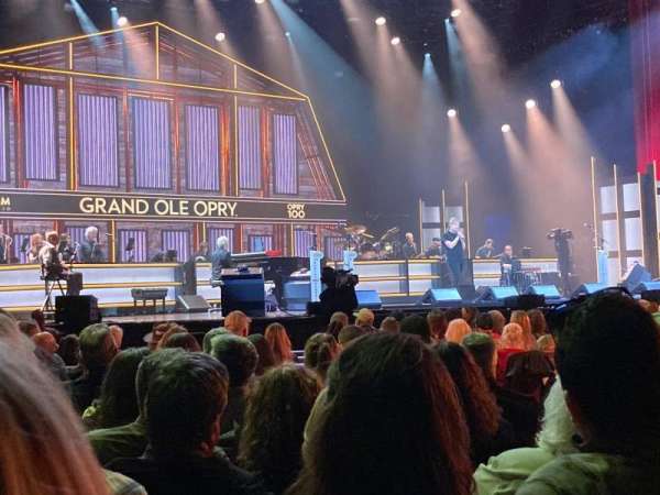 Grand Ole Opry House, section: 6, row: H, seat: 5