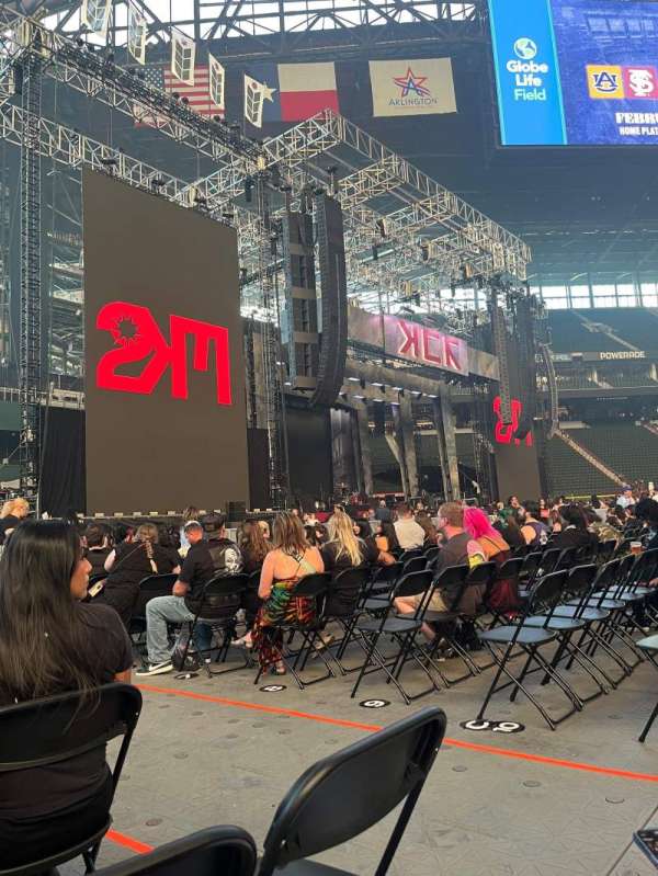 Globe Life Field, section: Floor B, row: 12, seat: 3,4