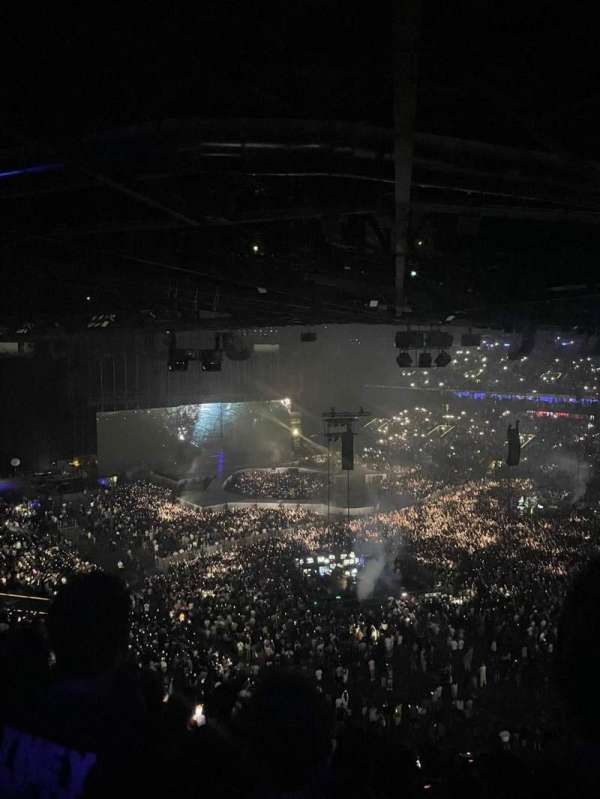 Paris La Défense Arena, section: 407, row: 58, seat: 42
