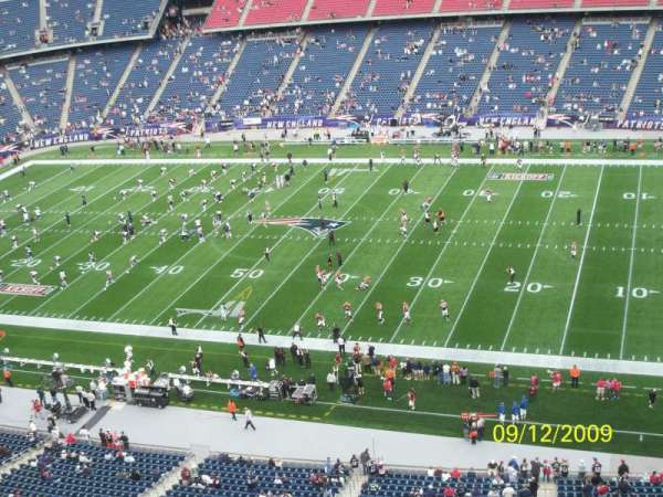 Gillette Stadium, section: 326, row: 2