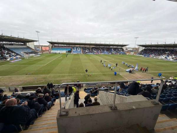 Colchester Community Stadium, section: W7, row: T, seat: 155