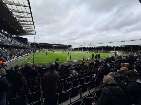 Craven Cottage, section: P6, row: L, seat: 139