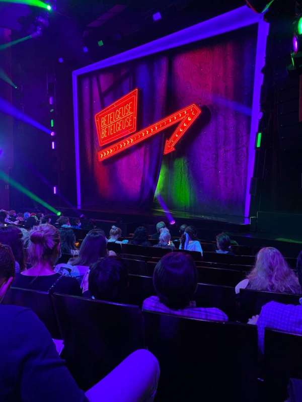 Marquis Theatre, section: Orchestra R, row: J, seat: 18