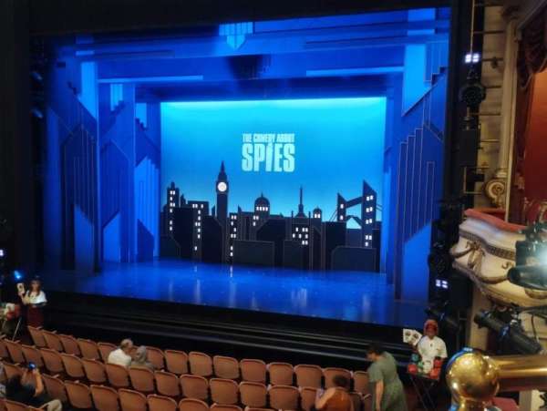 Noël Coward Theatre, section: Royal Circle, row: A, seat: 8