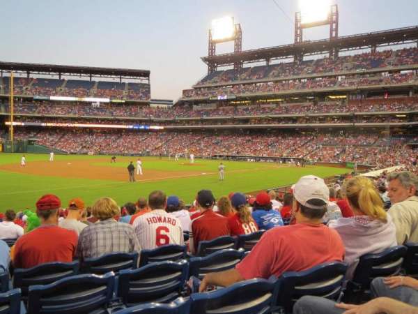 Citizens Bank Park, section: 135, row: 18