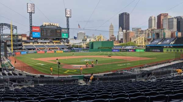 PNC Park, section: 115, row: P, seat: 17
