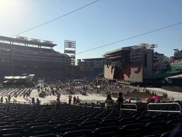 Nationals Park, section: 135, row: JJ, seat: 9