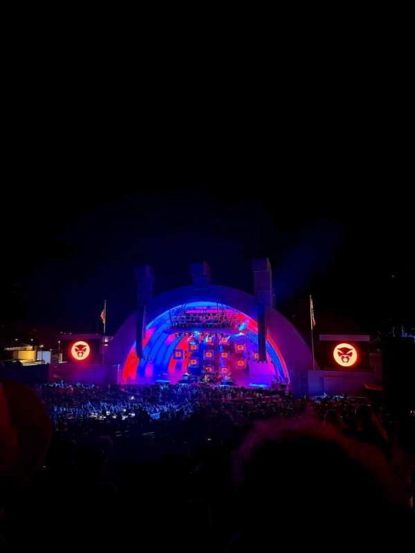 Hollywood bowl, section: G2, row: 11, seat: 38