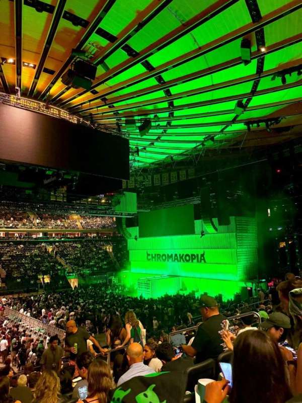 Madison Square Garden, section: 106, row: 17, seat: 12