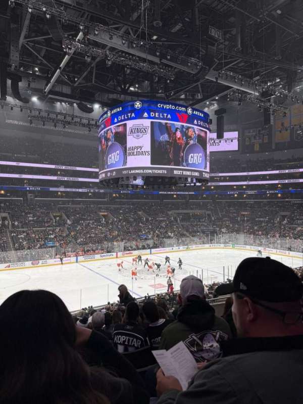 Crypto.com Arena, section: PR16, row: 9, seat: 11