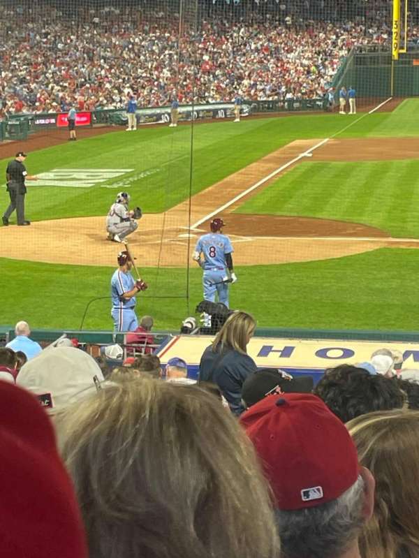 Citizens Bank Park, section: 118, row: 20, seat: 8