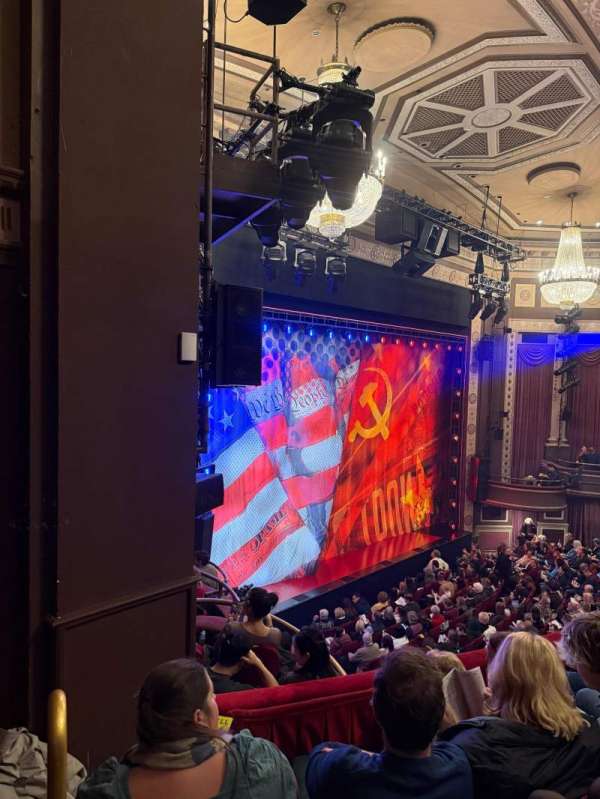 Imperial Theatre, section: Front Mezzanine L, row: D, seat: 112