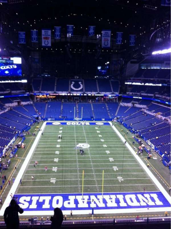 Lucas Oil Stadium, section: 627, row: 9