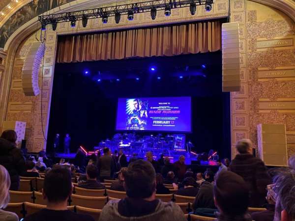 Auditorium Theatre, section: Orchestra RC, row: M, seat: 203