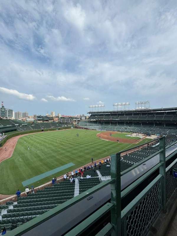 Wrigley Field, section: 304L, row: 1, seat: 11