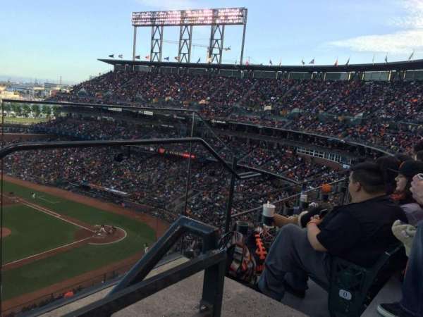 Oracle Park, section: VR325, row: 1, seat: 2