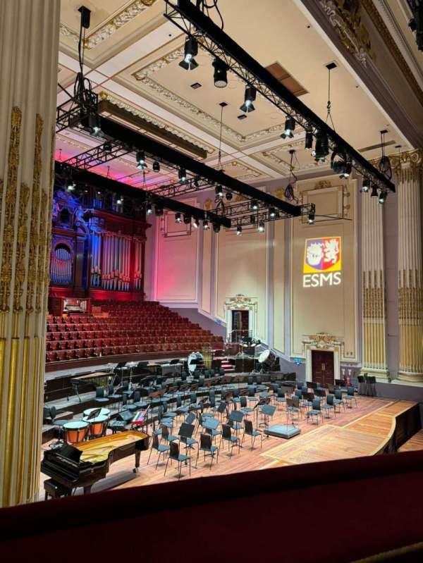 Usher Hall, section: Grand Circle, row: A, seat: 85
