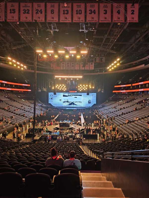 Xfinity Mobile Arena, section: 107, row: 25, seat: 13