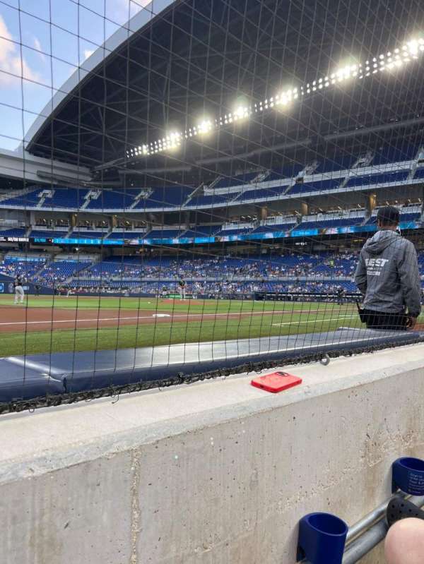 LoanDepot Park, section: FL9, row: AA, seat: 6