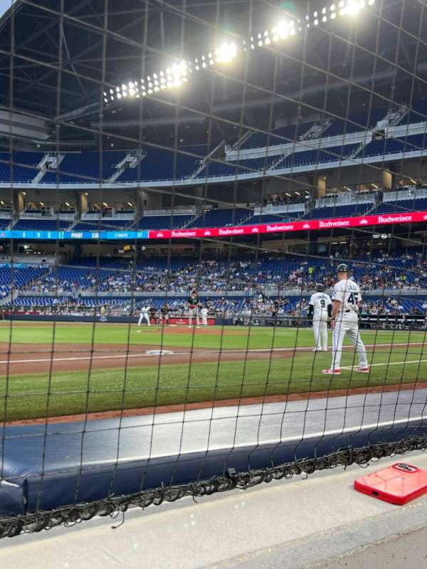 LoanDepot Park, section: FL9, row: AA, seat: 6