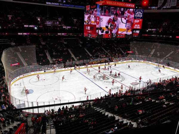 Xfinity Mobile Arena, section: 210A, row: 1, seat: 11