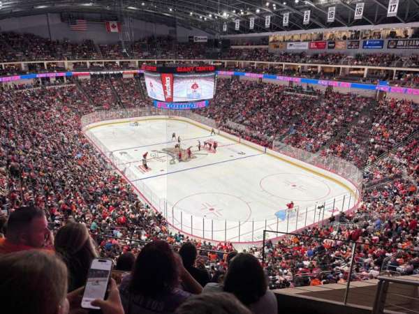 Giant Center, section: 211, row: E, seat: 1