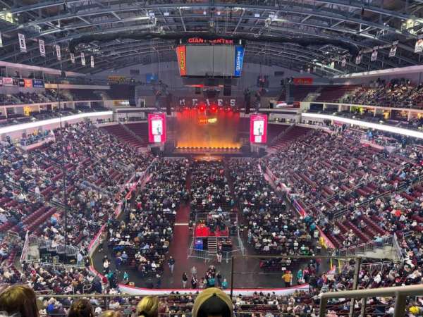 Giant Center, section: 226, row: D, seat: 1