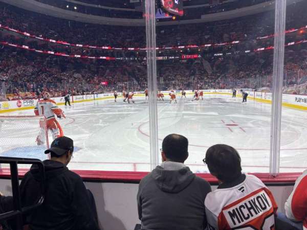 Xfinity Mobile Arena, section: 108, row: 3, seat: 1
