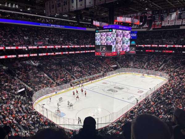 Xfinity Mobile Arena, section: 209A, row: 3, seat: 5