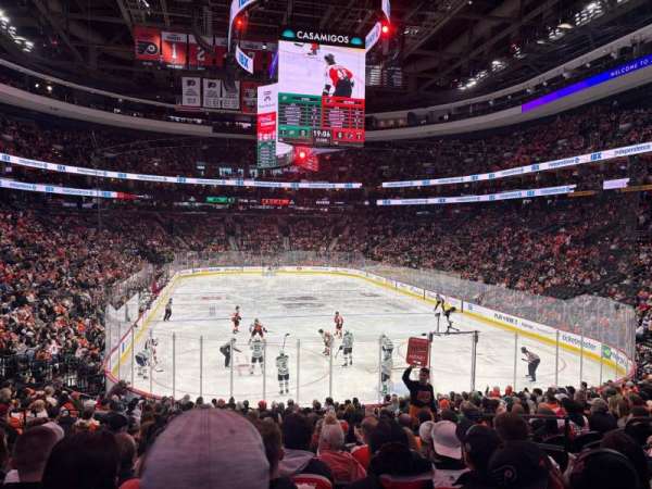 Xfinity Mobile Arena, section: 106, row: 20, seat: 11