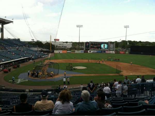 George M. Steinbrenner Field, section: 208, row: J, seat: 11
