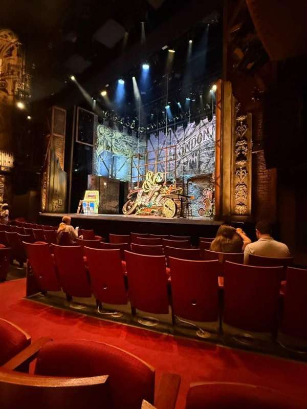 Stephen Sondheim Theatre, section: Orchestra R, row: G, seat: 14