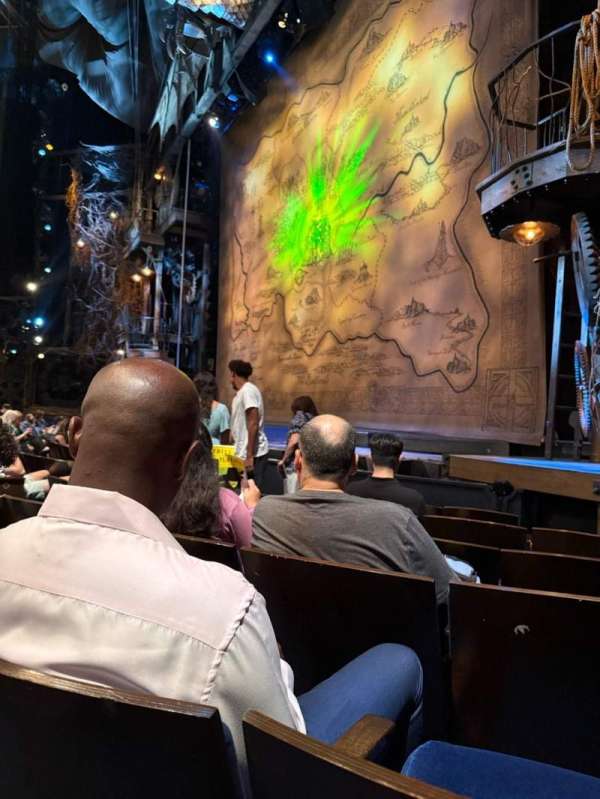 Gershwin Theatre, section: Orchestra C, row: B, seat: 18