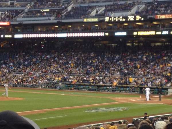 PNC Park, section: 127, row: L, seat: 3