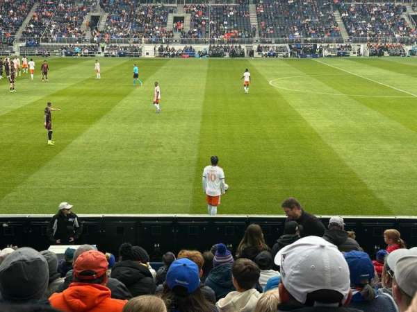 TQL Stadium, section: E5, row: 11, seat: 11