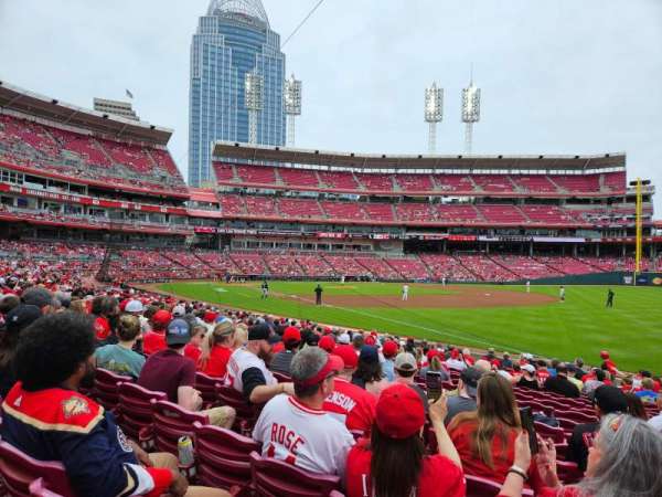 Great American Ball Park, section: 135, row: R, seat: 5