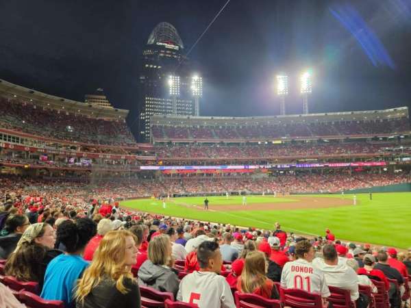 Great American Ball Park, section: 136, row: S, seat: 22