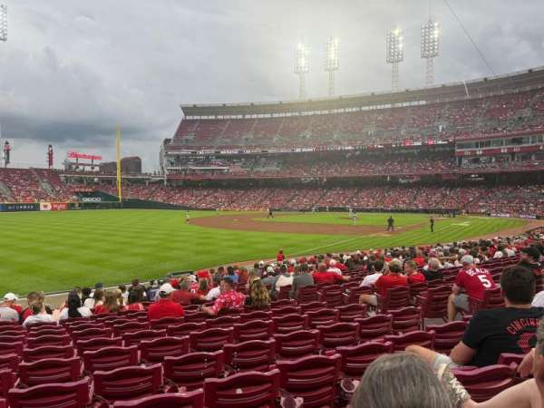 Great American Ball Park, section: 110, row: U, seat: 8