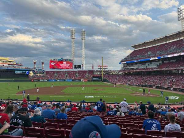 Great American Ball Park, section: 117, row: BB, seat: 7