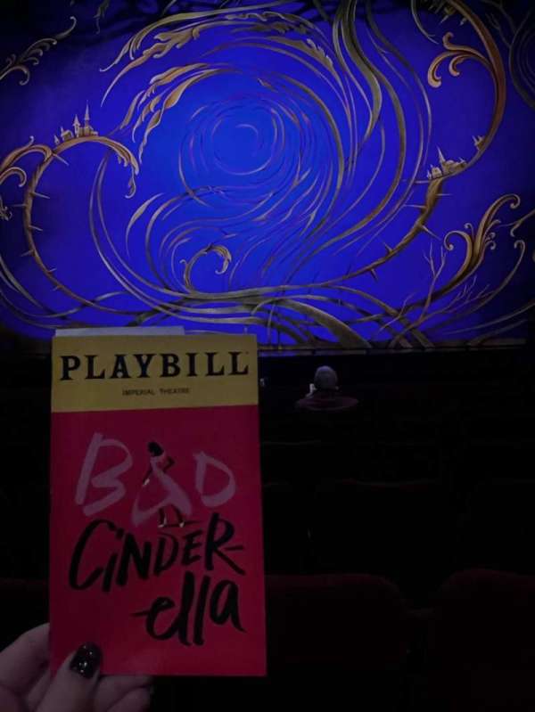Imperial Theatre, section: Orchestra C, row: H, seat: 109