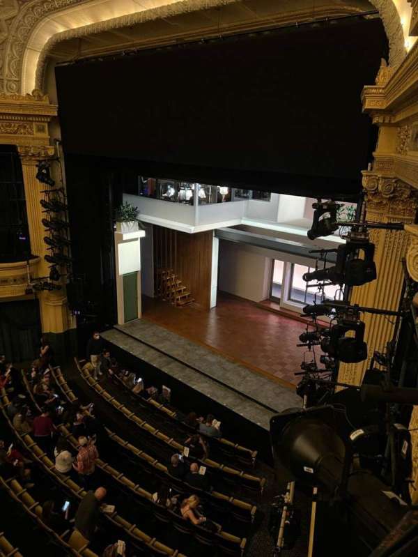 Hudson Theatre, section: Balcony R, row: A, seat: 22