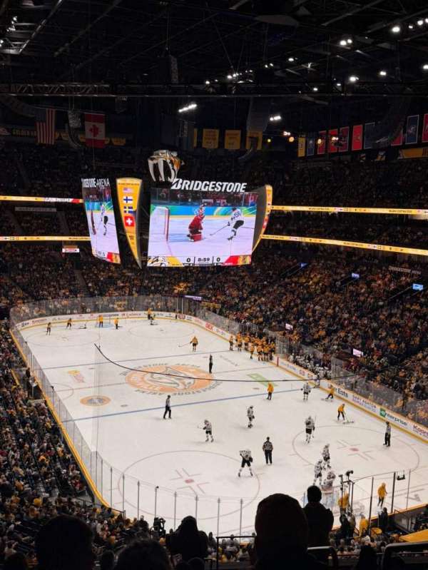 Bridgestone Arena, section: 315, row: J, seat: 1-2