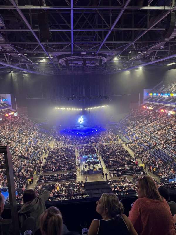 The O2, London, section: 411, row: D, seat: 712