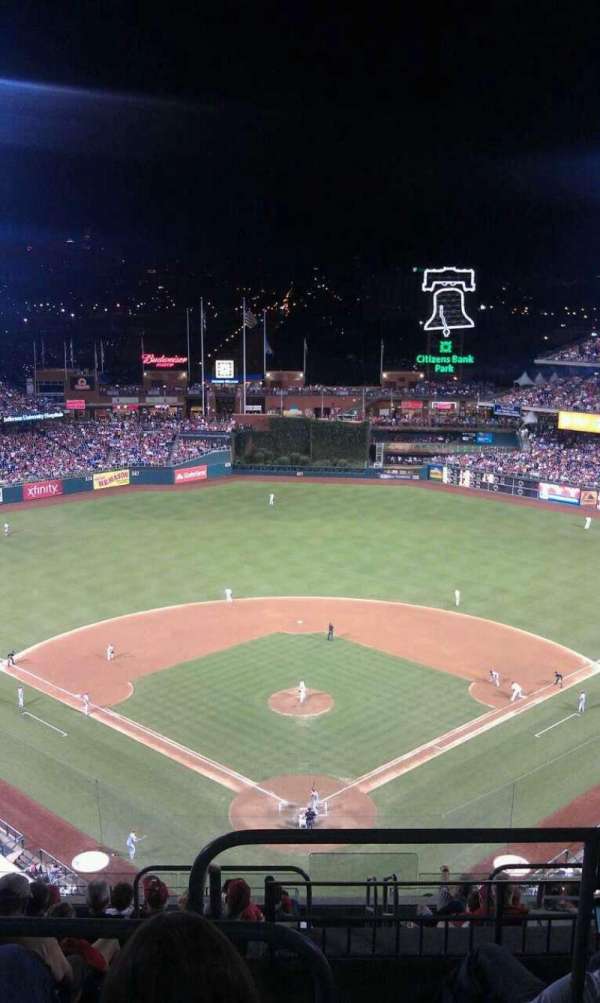 Citizens Bank Park, section: 421, row: 13, seat: 1