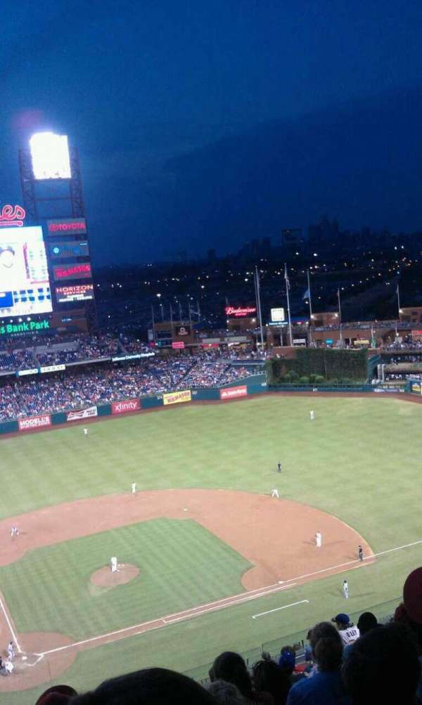 Citizens Bank Park, section: 417, row: 12, seat: 21